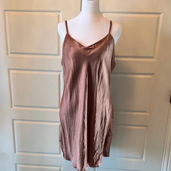 Cabernet Silk Chemise - lingerie - Picture 1 of 6